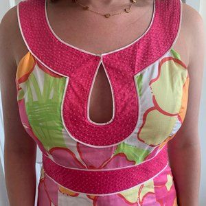 Lilly Pulitzer Vintage Lorna Dress embellished full length size 10